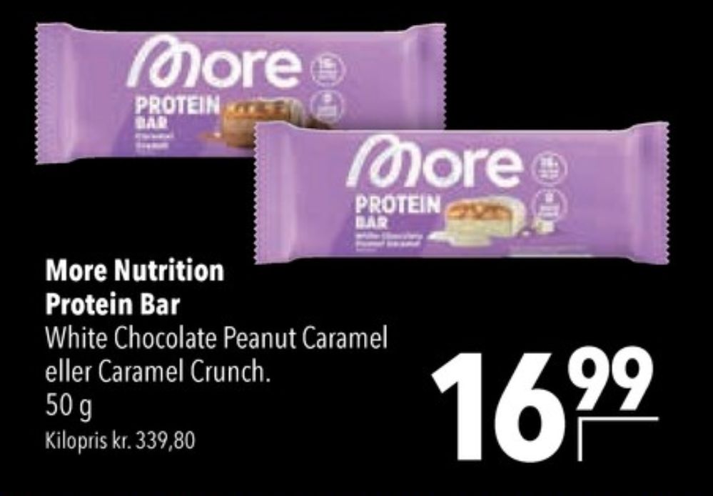 More Nutrition, Caramel Crunch Proteinbar