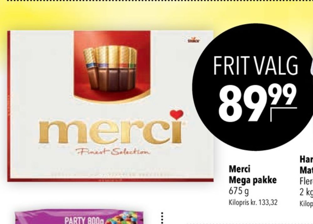 Merci Finest Selection, Dessertchokolade