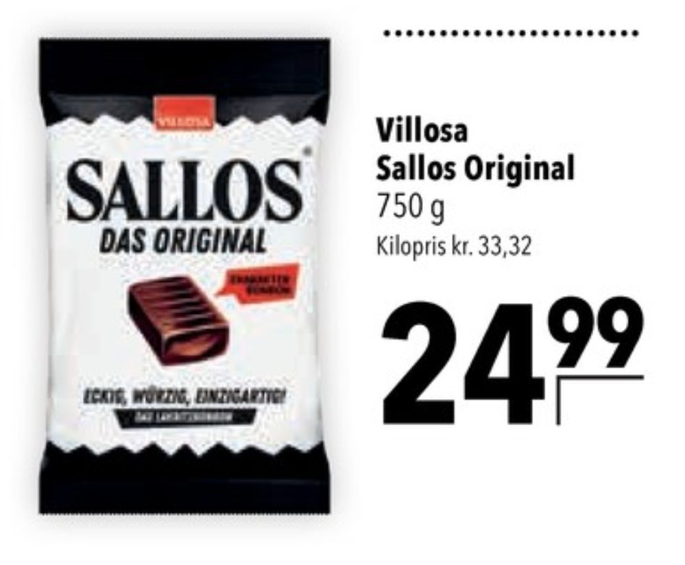 Sallos, Bolsjer