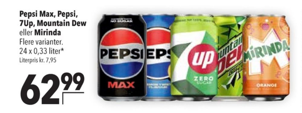 Pepsi Max, Cola 24 pk.