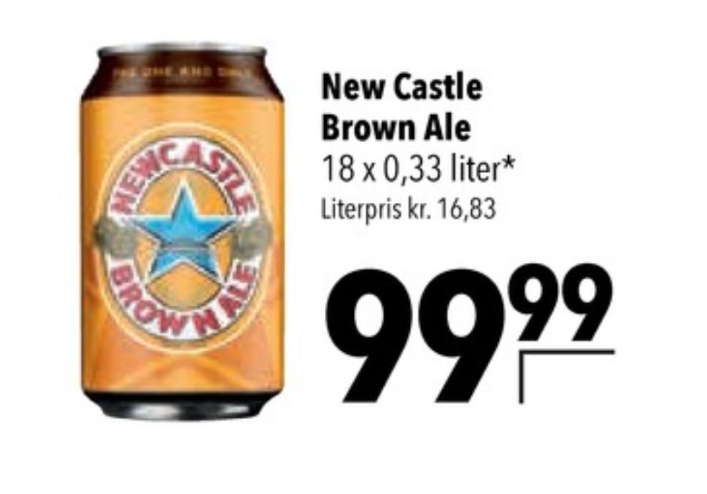 Newcastle Brown Ale, Specialøl 18 pk.