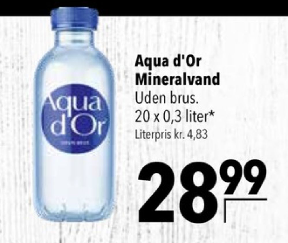Aqua d'Or, Mineralvand uden brus 20 pk.