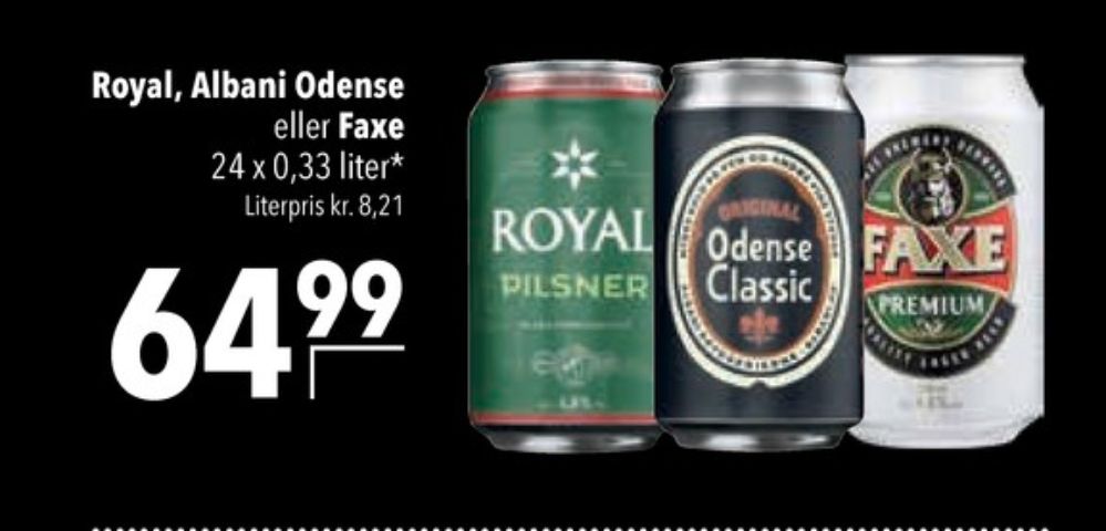 Royal Pilsner, Øl 24 pk.