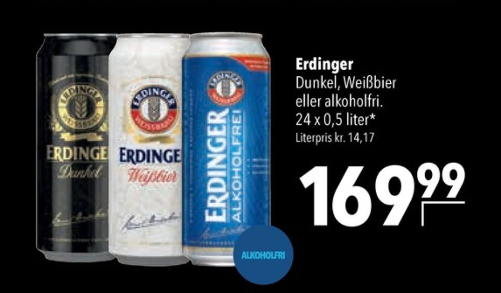 Erdinger Weissbier, Specialøl 24 pk.