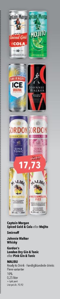 Captain Morgan Spiced Gold, Rom & Cola