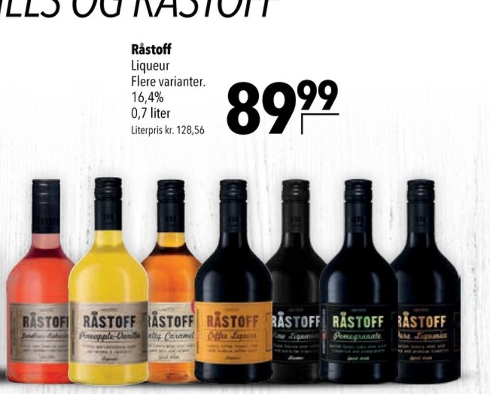 Råstoff Strawberry-Rhubarb, Shots