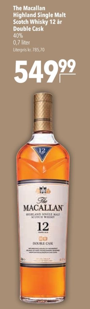 The Macallan Double Cask 12 år, Whisky