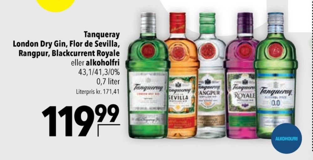 Tanqueray Alcohol Free 0,0, Gin