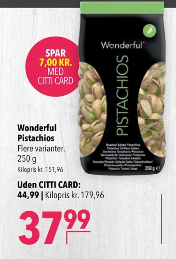 Wonderful, Pistachios Saltet