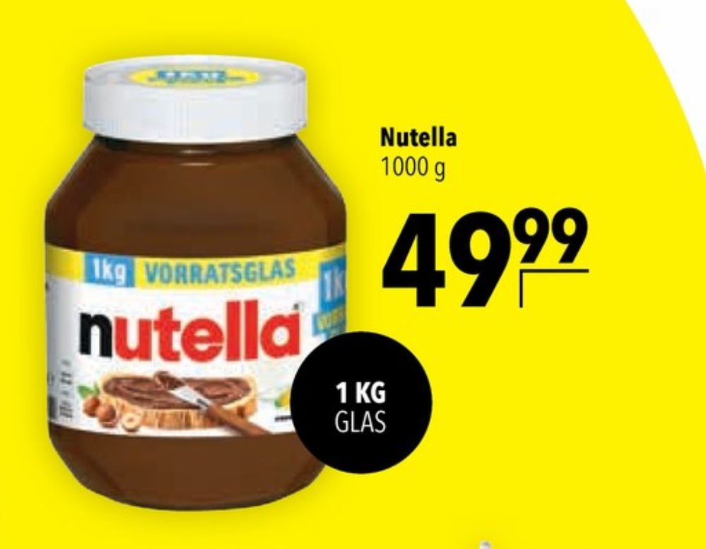 Nutella, Smørepålæg