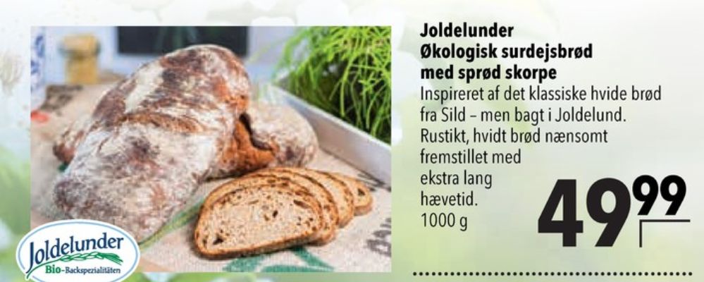 Joldelunder, Brød
