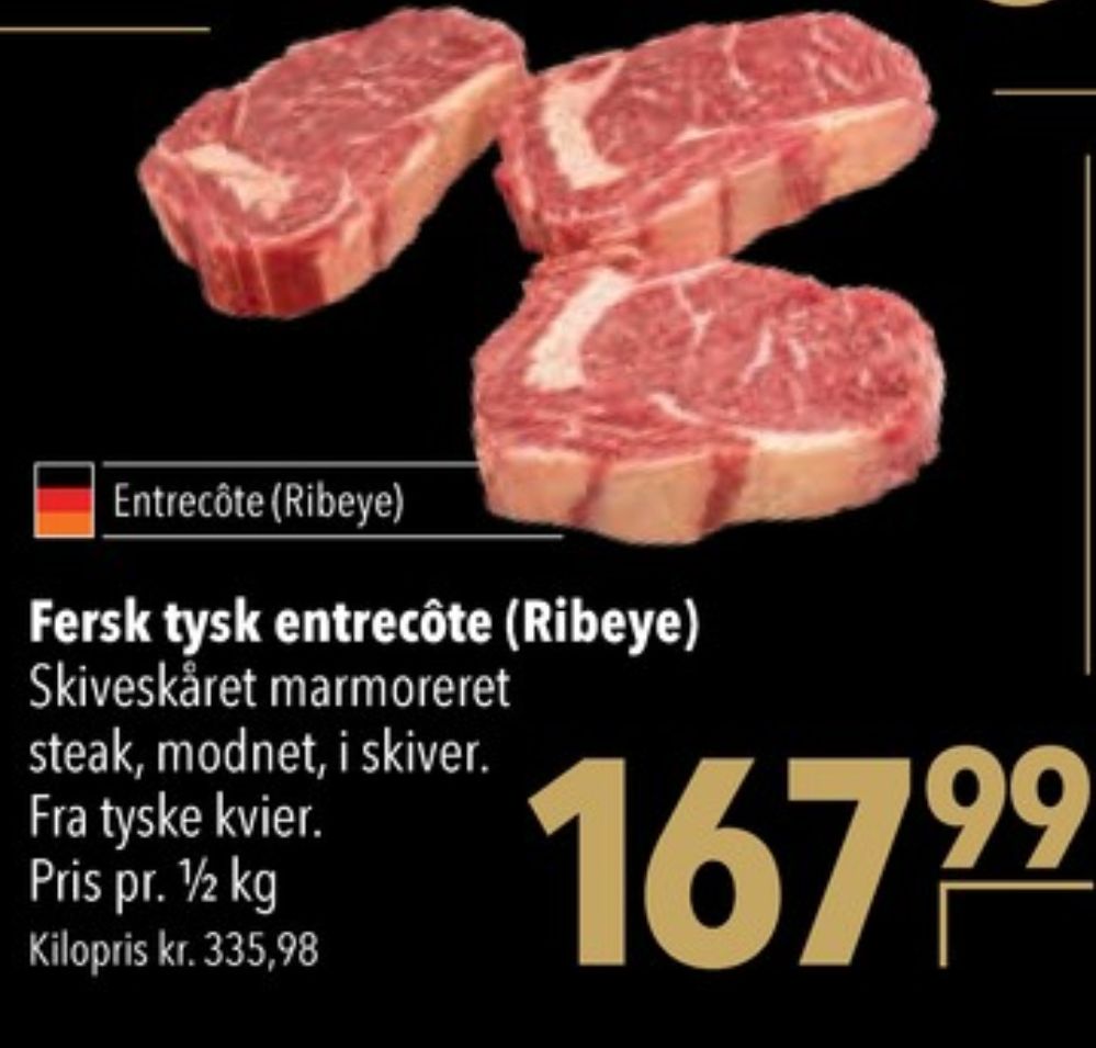 Meisterfrisch, Okseentrecotes