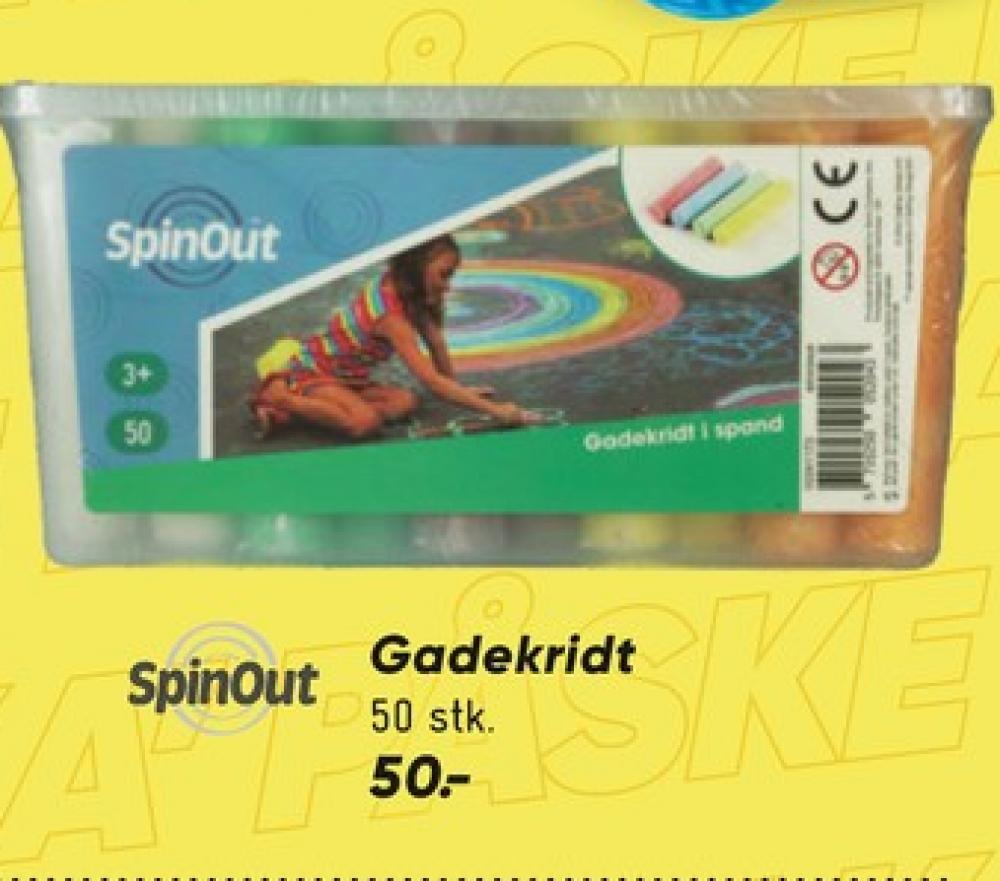 SpinOut, Gadekridt