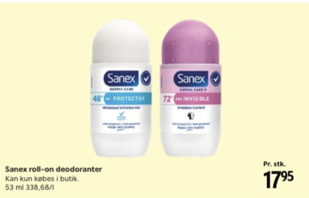 Sanex, Deo Roll-on
