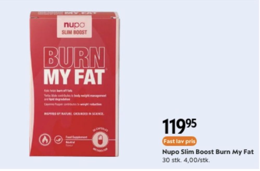 Nupo, Slankemiddel