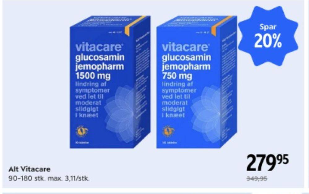 Vitacare, Kosttilskud