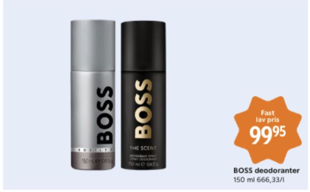 Hugo Boss, Deospray