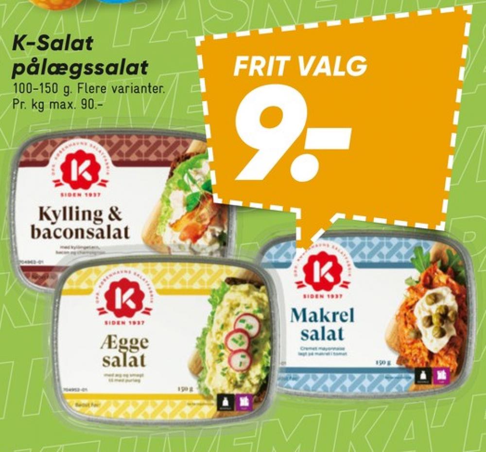 K-salat, Kylling & Baconsalat