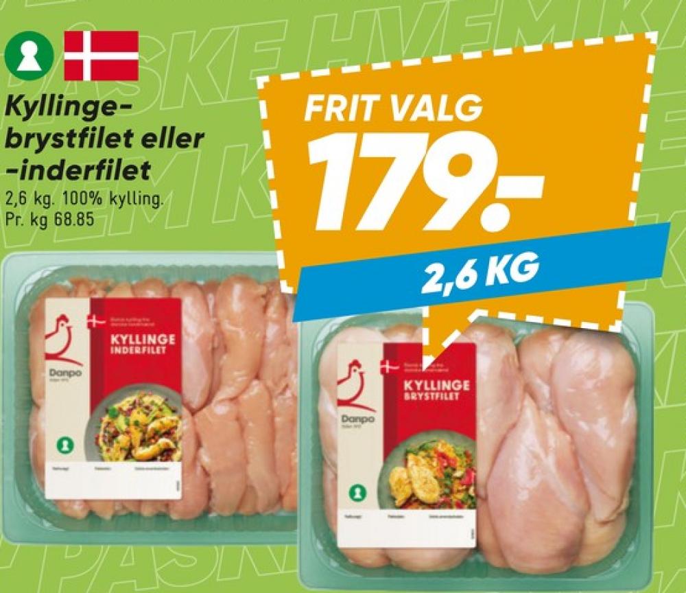 Danpo, Kyllingeinderfileter