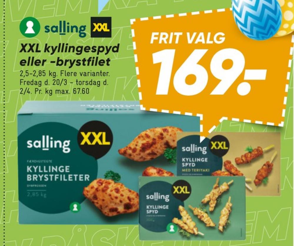 Salling, Kyllingebrystfilet