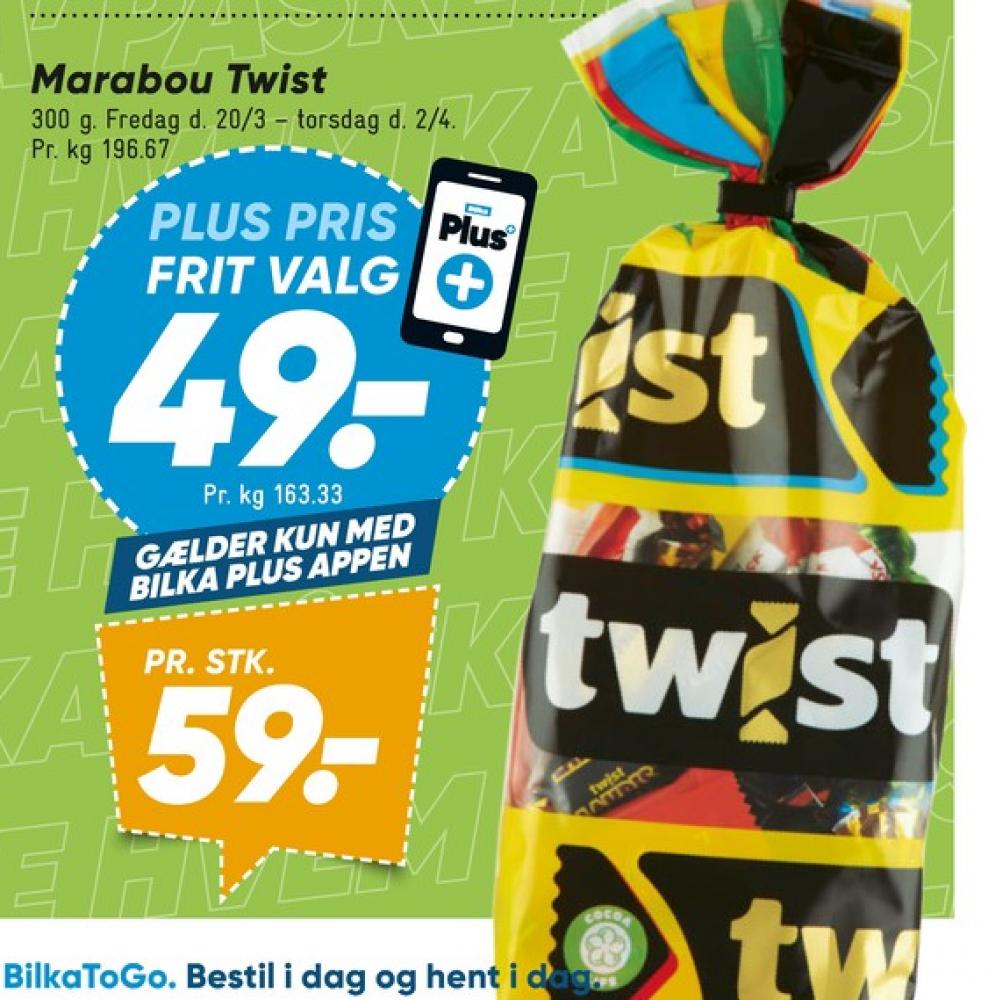 Twist, Dessertchokolade