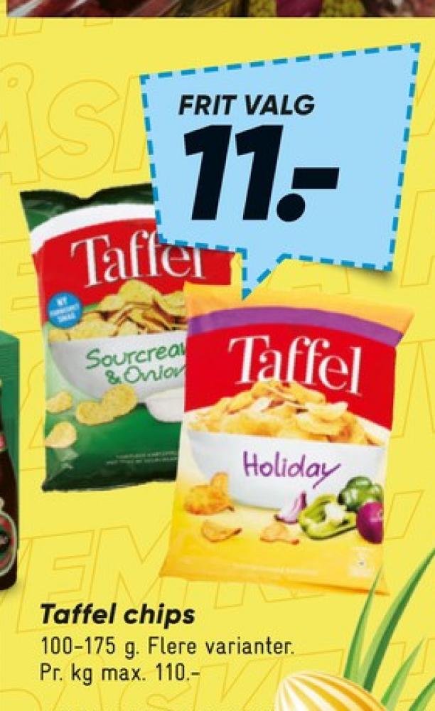 Taffel, Sour Cream & Onion Chips
