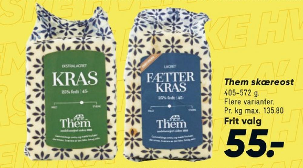 Them Ost, Skæreost Fætter Kras Ekstralagret