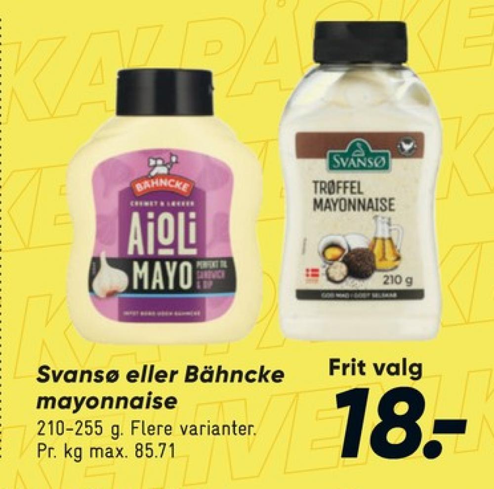 Svansø, Trøffelmayonnaise