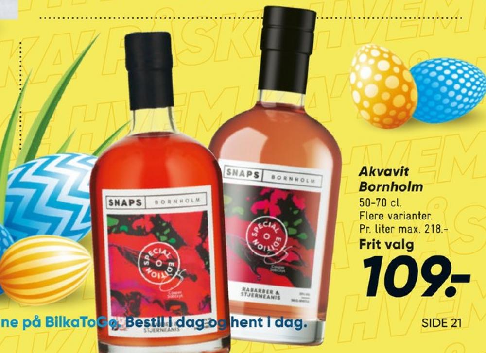 Bornholm Rabarber & Stjerneanis, Snaps