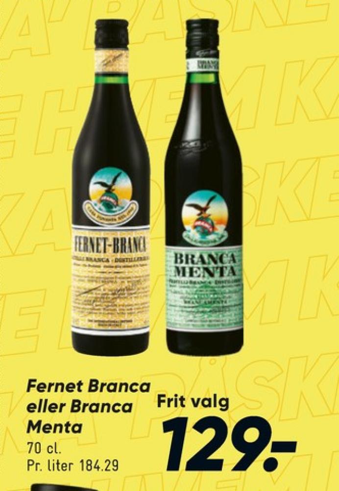 Fernet Branca, Bitter