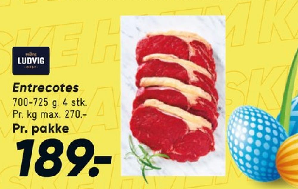 Salling Ludvig, Okseentrecotes