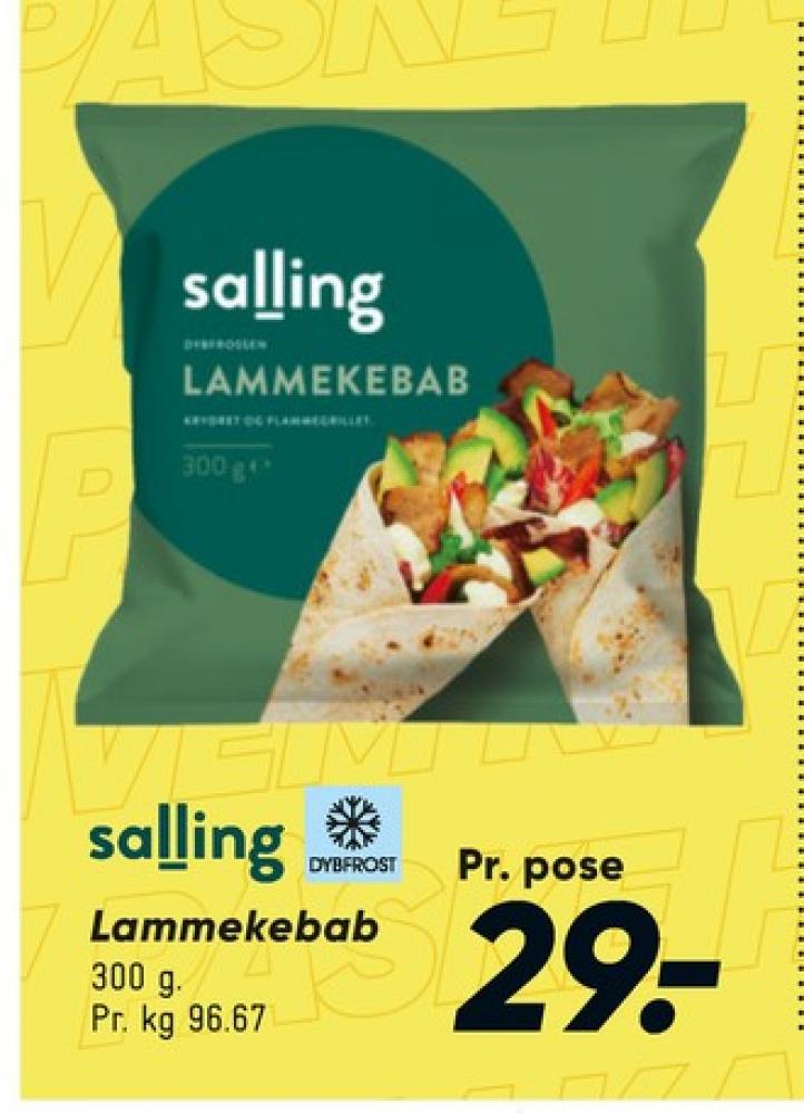 Salling, Lammekebab