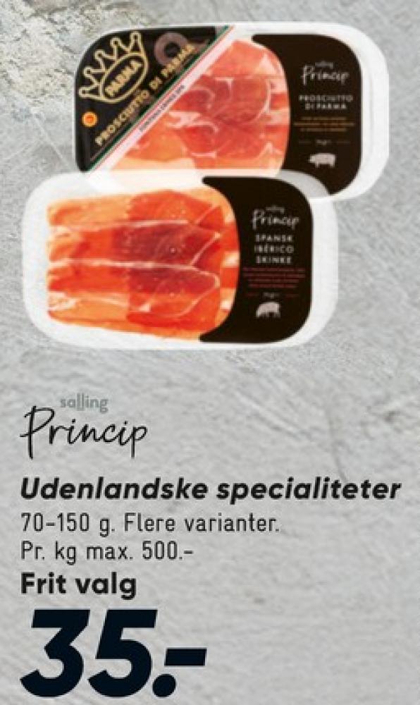 Salling Princip, Spansk Iberico Skinke