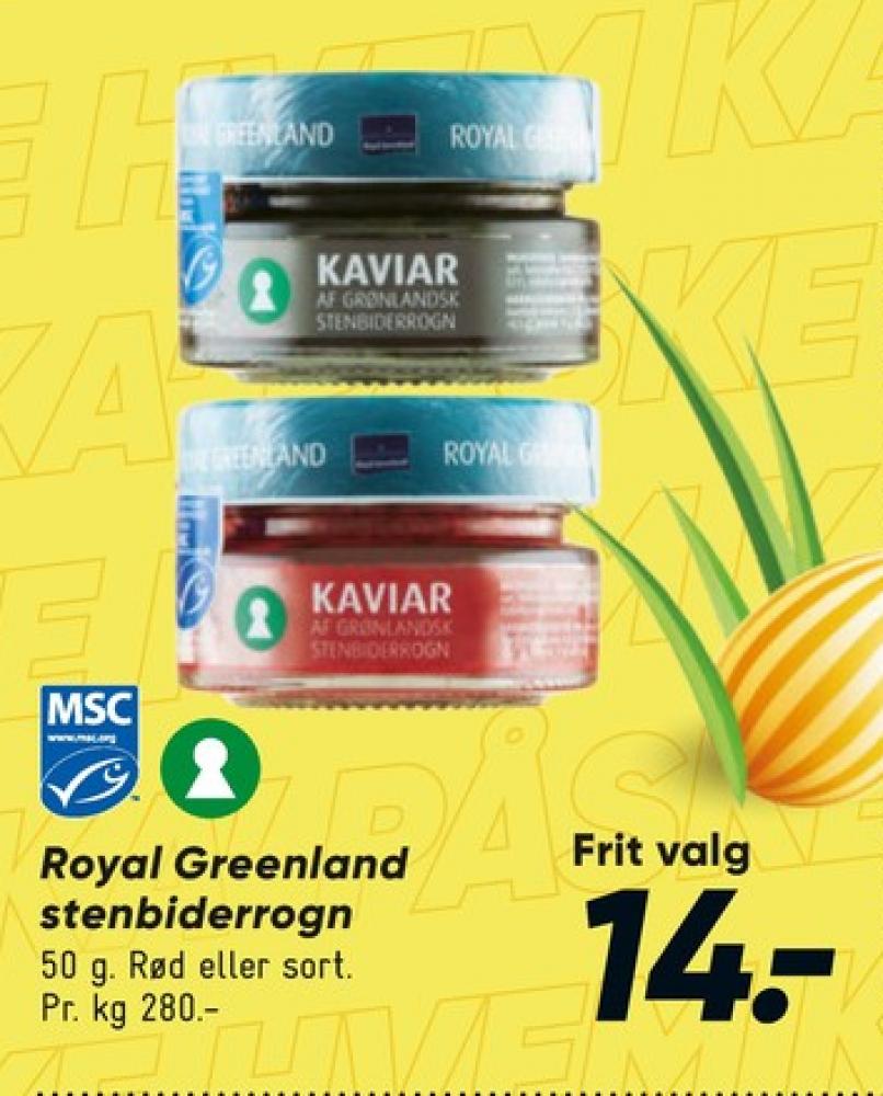 Royal Greenland, Kaviar