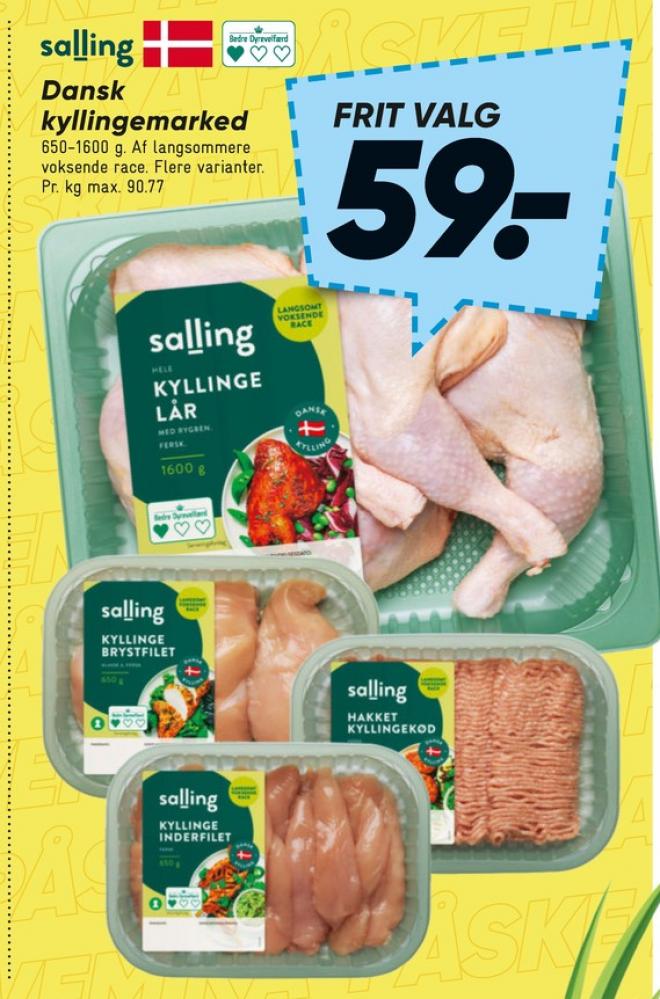 Salling Princip, Kylling