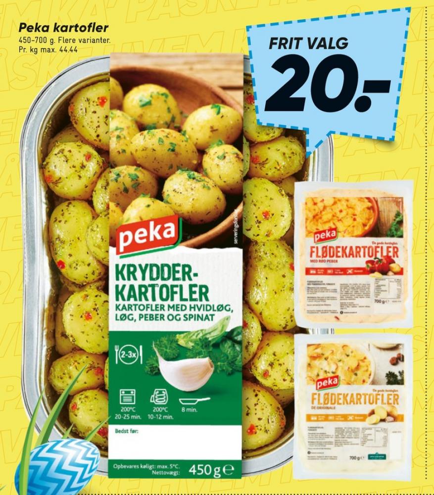 Peka, Flødekartofler
