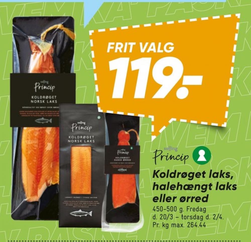 Salling Princip, Laks i skiver