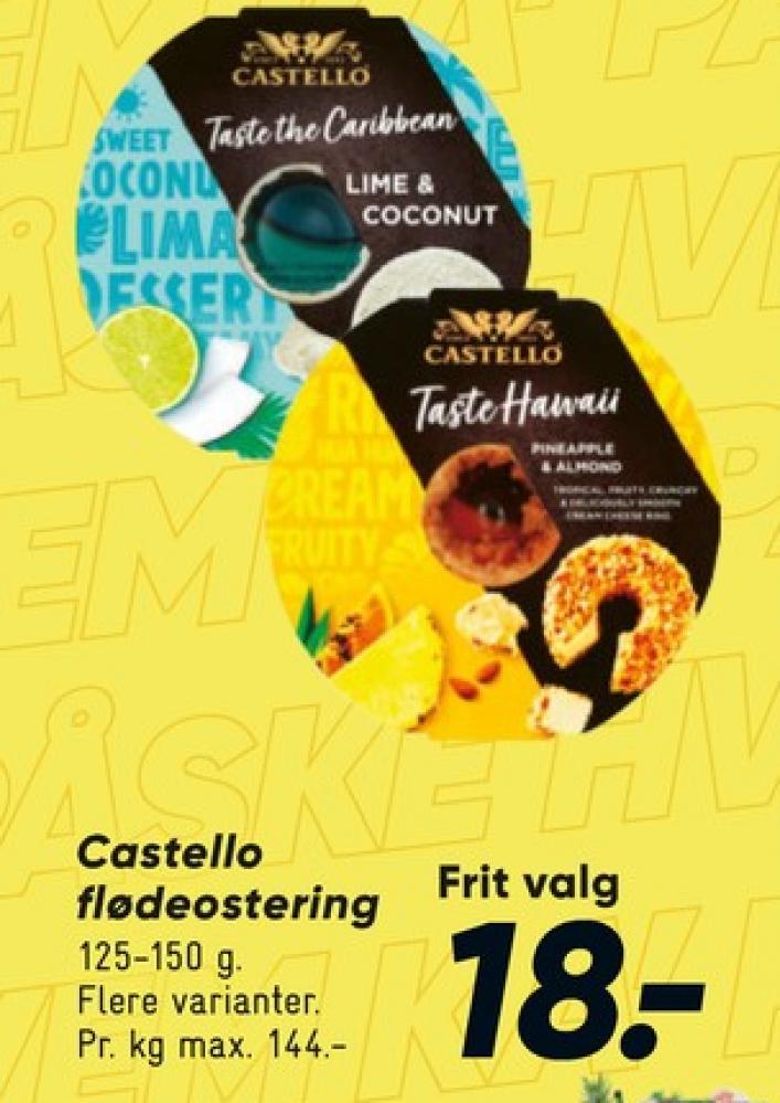 Castello Taste the Caribbean, Flødeost