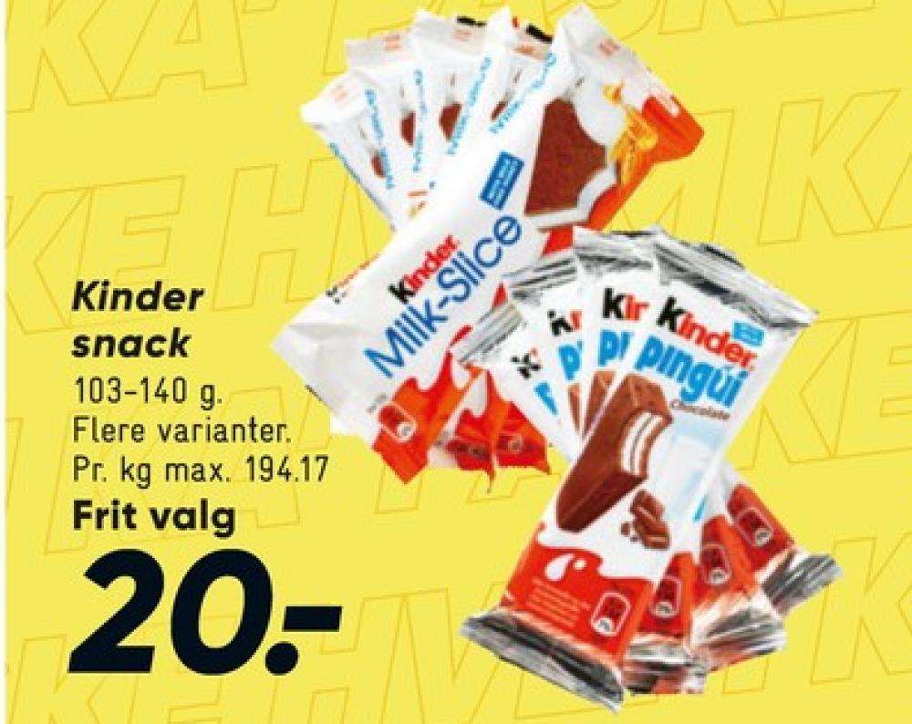Kinder Pingui, Cool Snacks