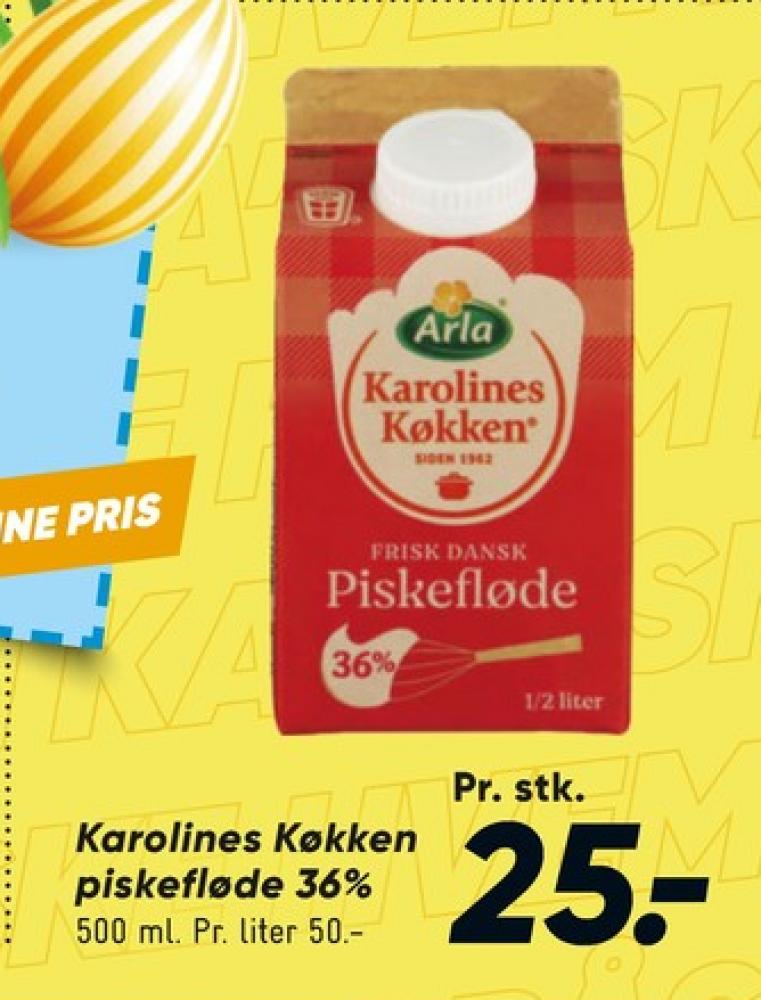 Karolines, Piskefløde 36%
