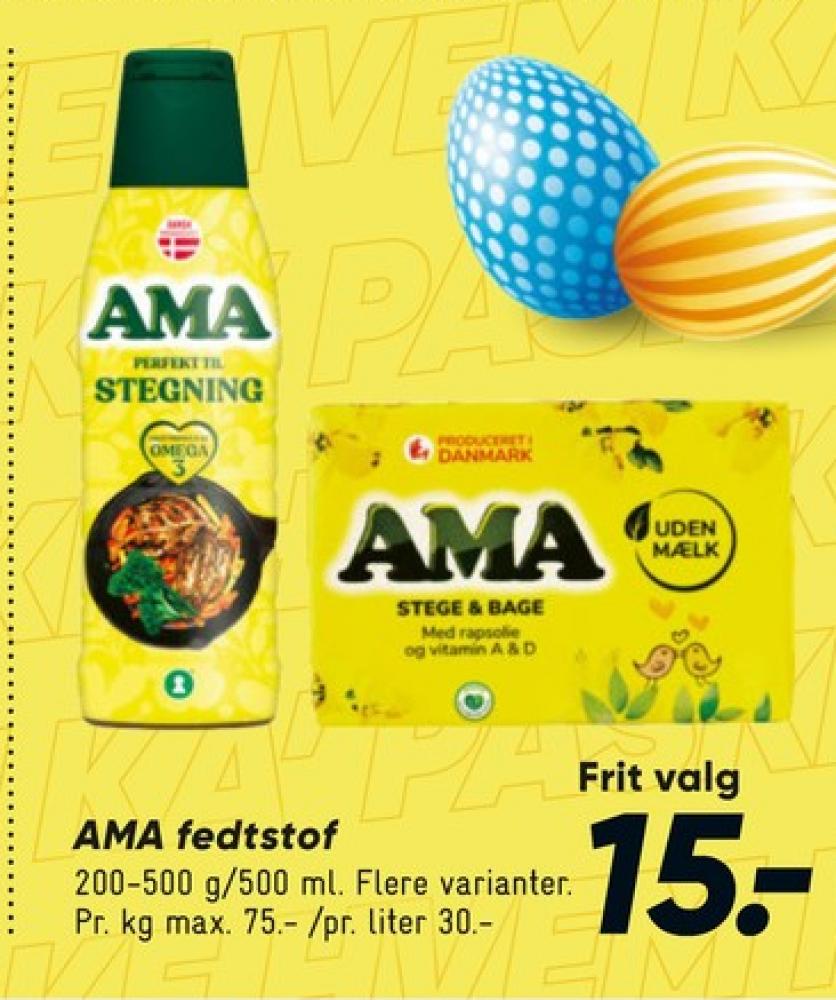 Ama, Margarine-fast