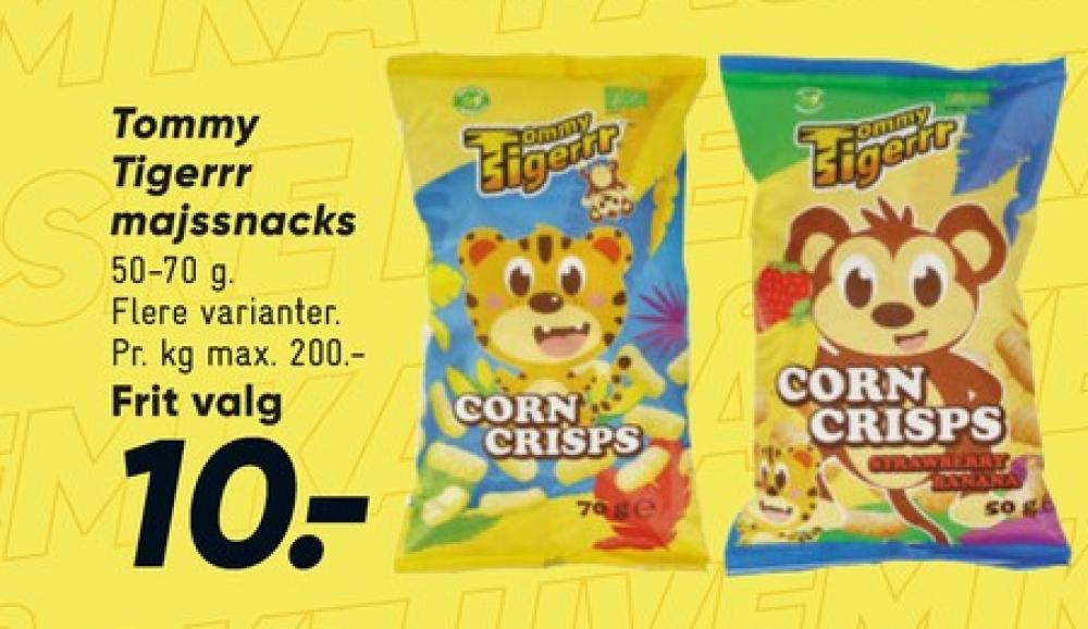 Tommy Tigerrr, Majs Snacks