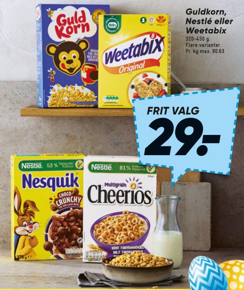 Weetabix, Morgenmadsprodukt