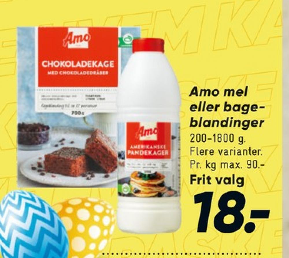 Amo, Chokoladekageblanding