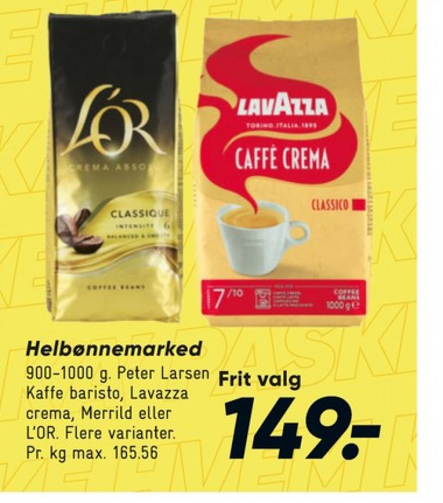 Merrild Arabica, Kaffebønner