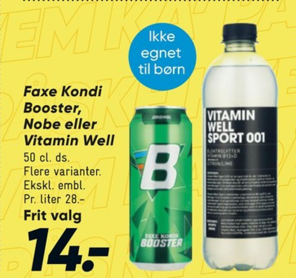 Faxe Kondi Booster Original, Energidrik