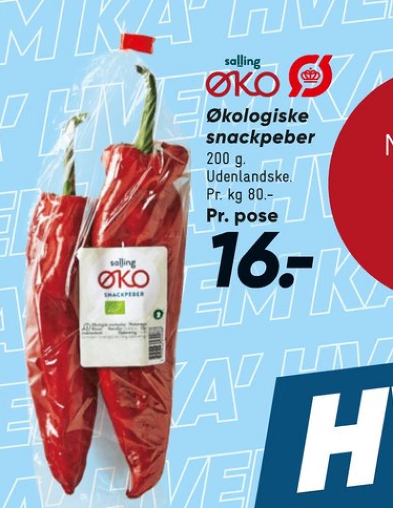 Salling ØKO, Peberfrugt