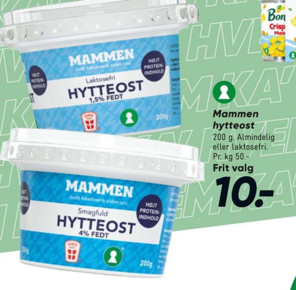 Mammen, Hytteost 4%