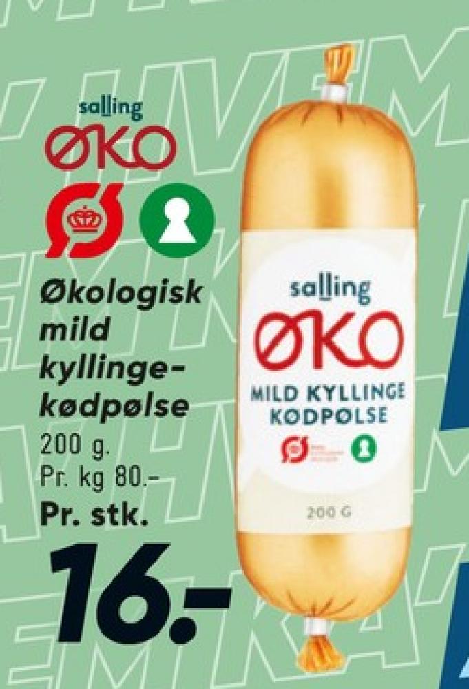 Salling ØKO, Kyllingepølser
