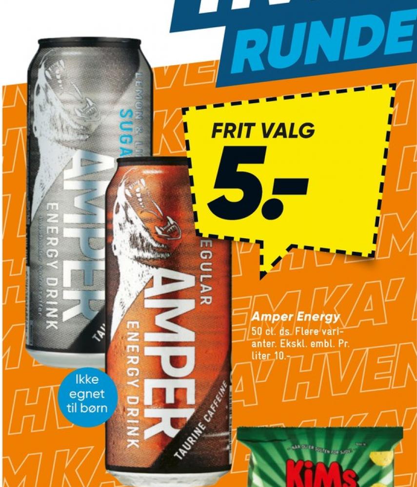 Amper Energy Drink, Energidrik